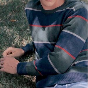 RAILS Men’s Kent Rugby Stripe Wool Blend Sweater - NWT